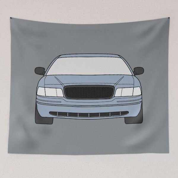 Item preview, Ford Crown Victoria Crownvic light blue color designed and sold by EdimDesign.