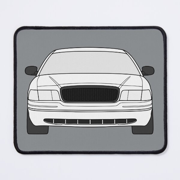 Item preview, Ford Crown Victoria Crownvic vibrant white color designed and sold by EdimDesign.
