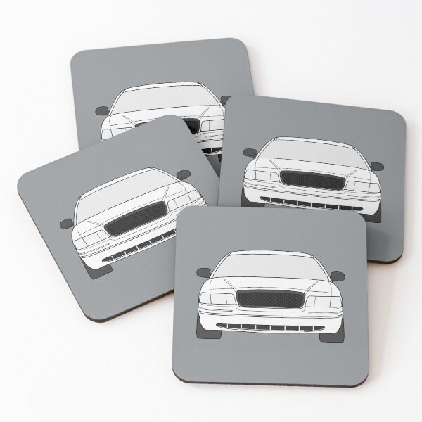 Item preview, Ford Crown Victoria Crownvic vibrant white color designed and sold by EdimDesign.