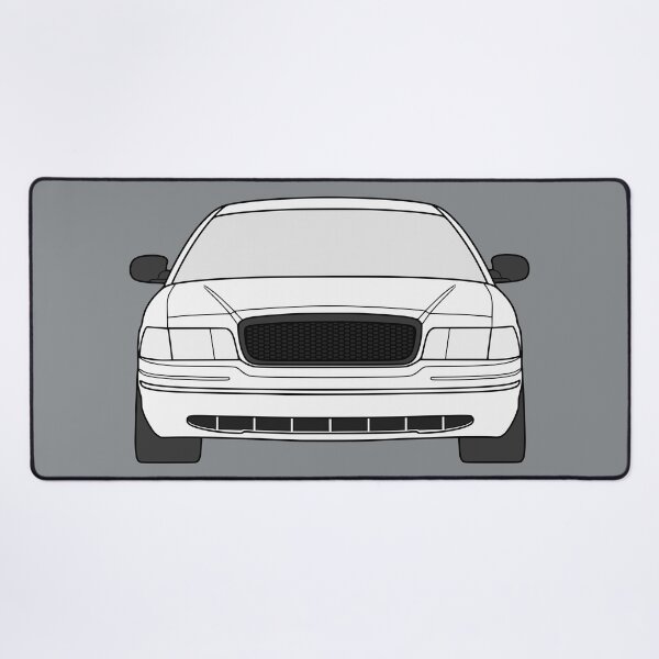 Item preview, Ford Crown Victoria Crownvic vibrant white color designed and sold by EdimDesign.