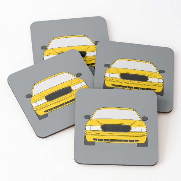 Item preview, Ford Crown Victoria Crownvic cab yellow color designed and sold by EdimDesign.