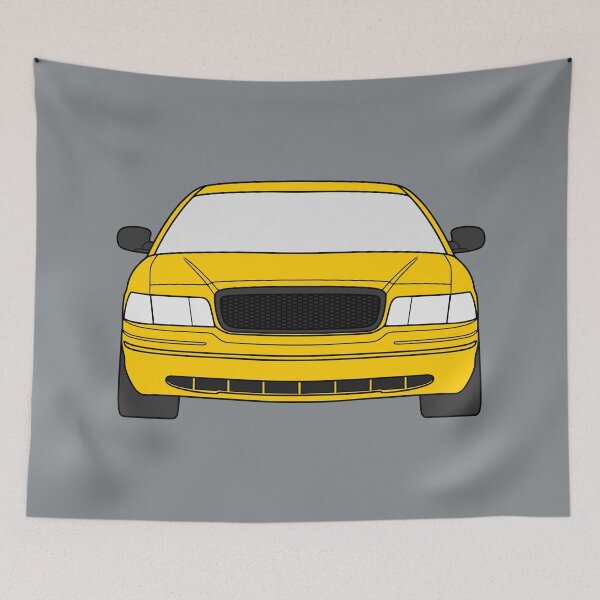 Item preview, Ford Crown Victoria Crownvic cab yellow color designed and sold by EdimDesign.