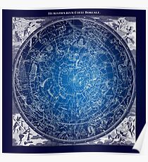 Constellations Star Map Poster