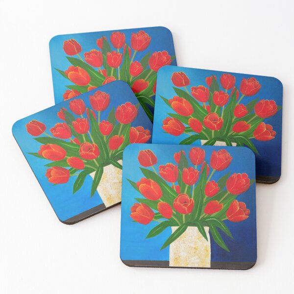Item preview, Bright Red Tulips designed and sold by Rob McCullough.