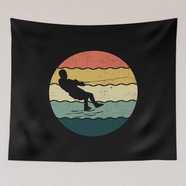 Item preview, Barefoot Water-skiing Freestyle Water Sport Vintage Retro designed and sold by CuteDesigns1.