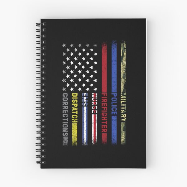 Item preview, First Responders Hero Flag Nurse EMS Police Fire Military designed and sold by Simeon	 Dorelus.