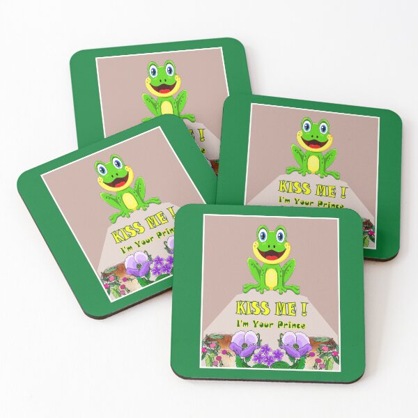 Item preview, FROG : Kiss Me I'm Your Prince Print designed and sold by posterbobs.