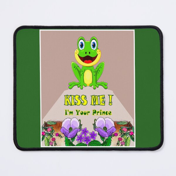 Item preview, FROG : Kiss Me I'm Your Prince Print designed and sold by posterbobs.