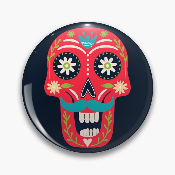 Item preview, Dia de los muertes skull. Mexican Day of the Dead.  designed and sold by CoCoArt-Ua.