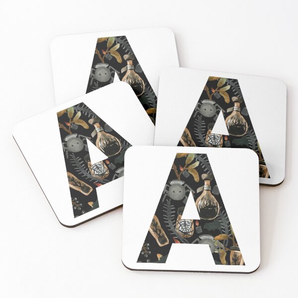 Item preview, Happy Halloween Theme Wallpaper Background Letter A Design designed and sold by WBP Mart.