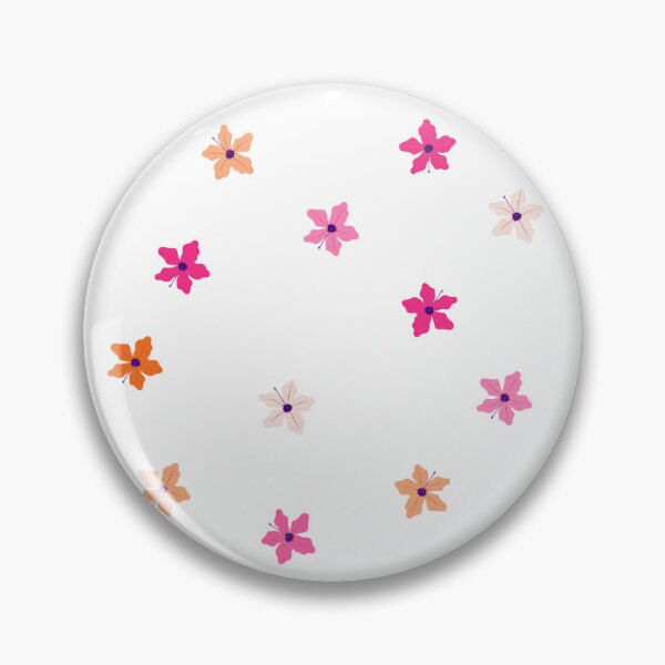 Item preview, Subtle Lesbian Flag Flowers Sticker Pack designed and sold by Carla Perry.