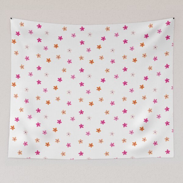 Item preview, Subtle Lesbian Flag Flowers Sticker Pack designed and sold by Carla Perry.