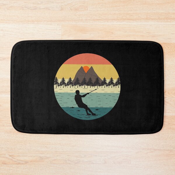 Item preview, Barefoot Water-skiing Freestyle Water Sport Vintage Retro designed and sold by CuteDesigns1.