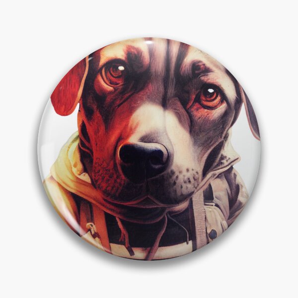 Item preview, Dog wearing black and white striped shirt and coat designed and sold by keyd-studio.