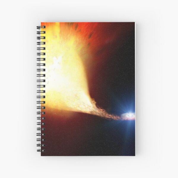 Explosive supernova Spiral Notebook