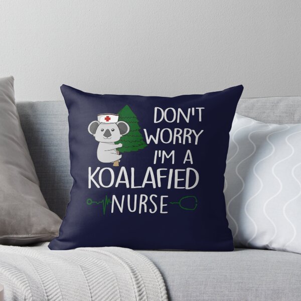 Item preview, Don't Worry I'm Koalafied Nurse Koala Appreciation Nursing Life Funny Gifts T-Shirt, Clinical RN LPN Medical Stuff Shirts, Emergency Workers designed and sold by Simeon	 Dorelus.
