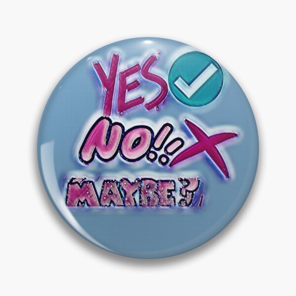 Item preview, Yes No Maybe? designed and sold by RedStarUnique.