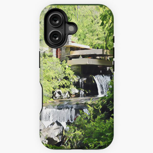 Vista previa del artículo con la obra «La cascada - Frank Lloyd Wright», diseñado y vendido por Designs by Kool Kat.