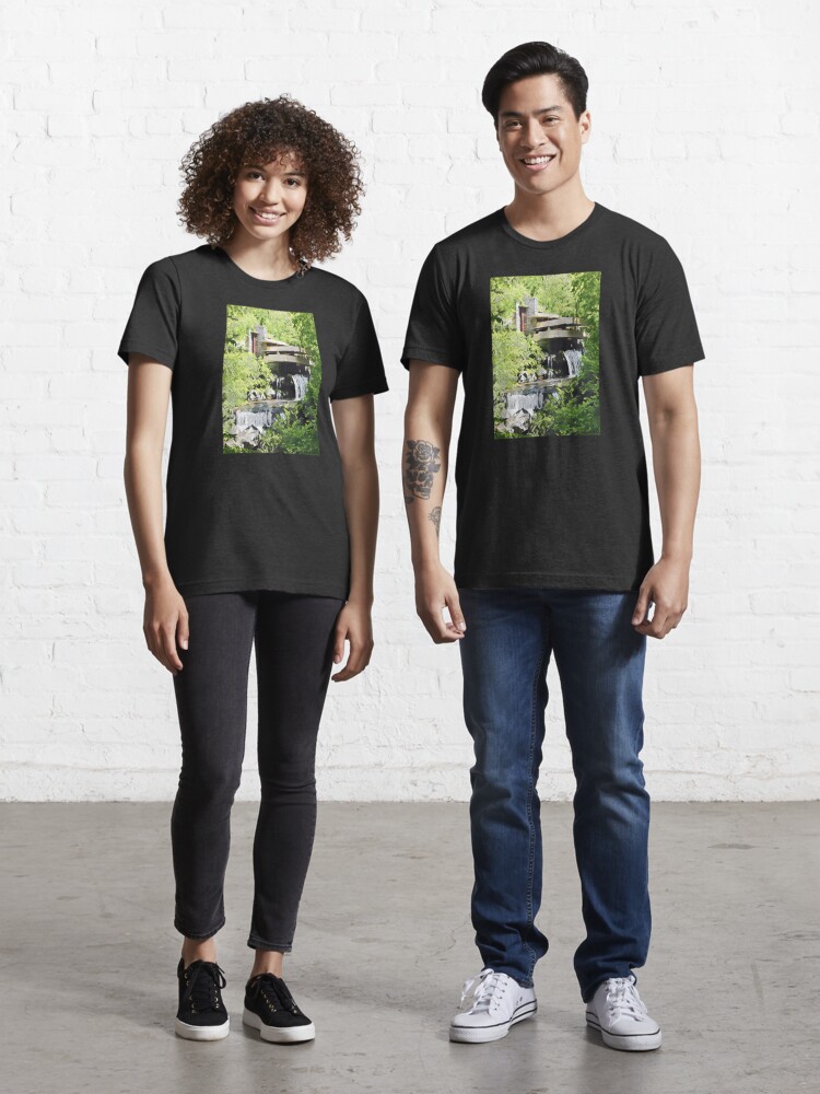 retort Indtil nu At lyve Fallingwater - Frank Lloyd Wright " Essential T-Shirt for Sale by Designs  by Kool Kat | Redbubble