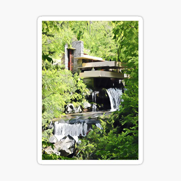 Item preview, Fallingwater - Frank Lloyd Wright  designed and sold by Designs by Kool Kat.