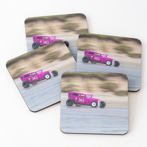 Item preview, Zoomed In - Vintage Hot Rod Association at Pendine Sands Beach Race. Car 363 in 2022 designed and sold by stevehuggett.