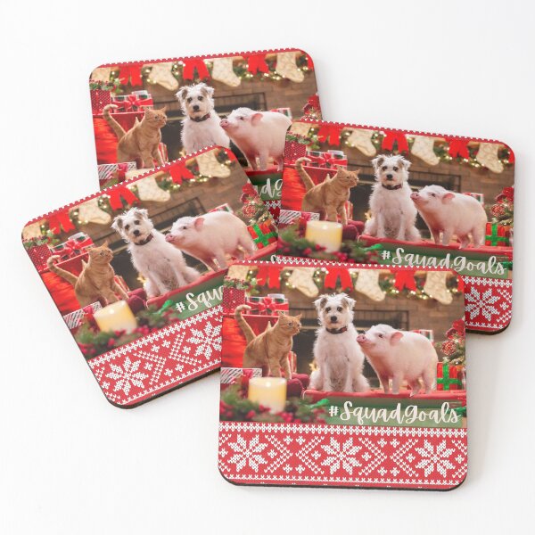 Item preview, cute animals Christmas spirit sweater designed and sold by hashtaghedgehog.