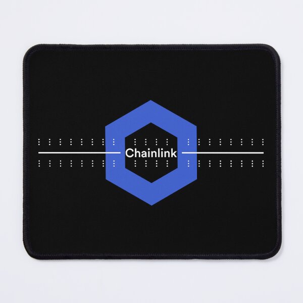 Item preview, Chainlink LINK Crypto Altcoin - Blue Logo with Tiny Dots designed and sold by CryptoMoods.