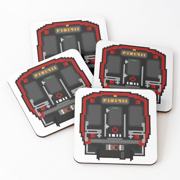 Item preview, MBTA CRRC Red Line Train Pixel Art designed and sold by whatchyyc.