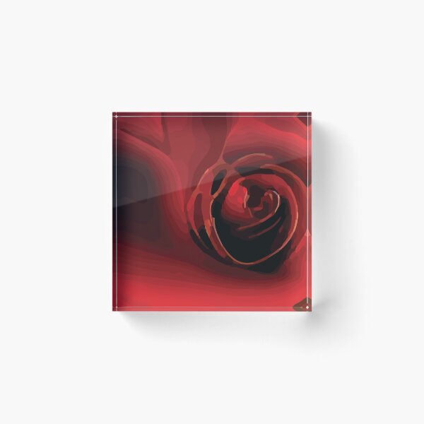 Item preview, Mysterious Abstract Deep Red Rose designed and sold by Unaiza Khalid.