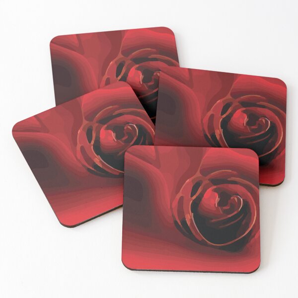 Item preview, Mysterious Abstract Deep Red Rose designed and sold by Unaiza Khalid.