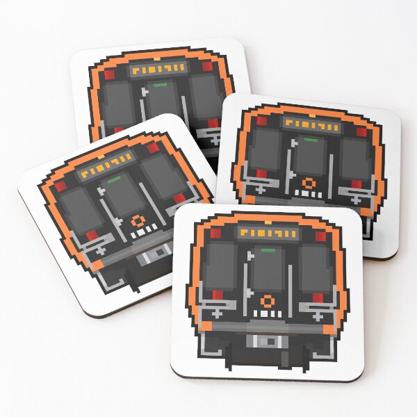 Item preview, MBTA CRRC Orange Line Train Pixel Art designed and sold by whatchyyc.