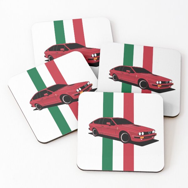 Item preview, Alfa Italy Stripe GTV6 Illustration designed and sold by blackdogshop.