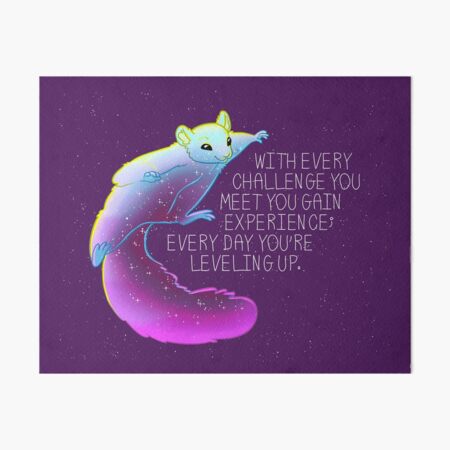 Item preview, "Todos los días estás nivelando" Flying Squirrel Space designed and sold by thelatestkate.