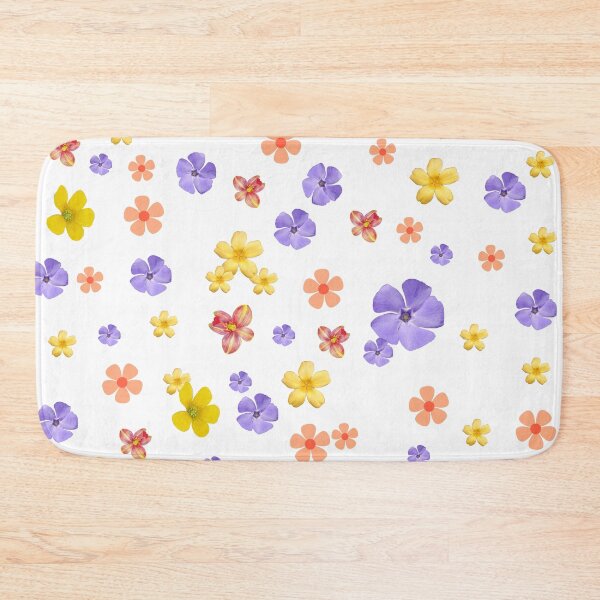 Item preview, Floral Pattern with White Background designed and sold by Rell1970.