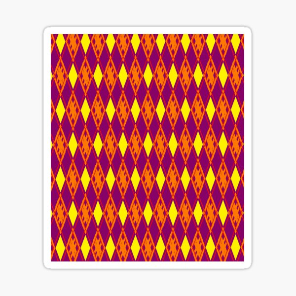 Lava Lamp Tartan Sticker