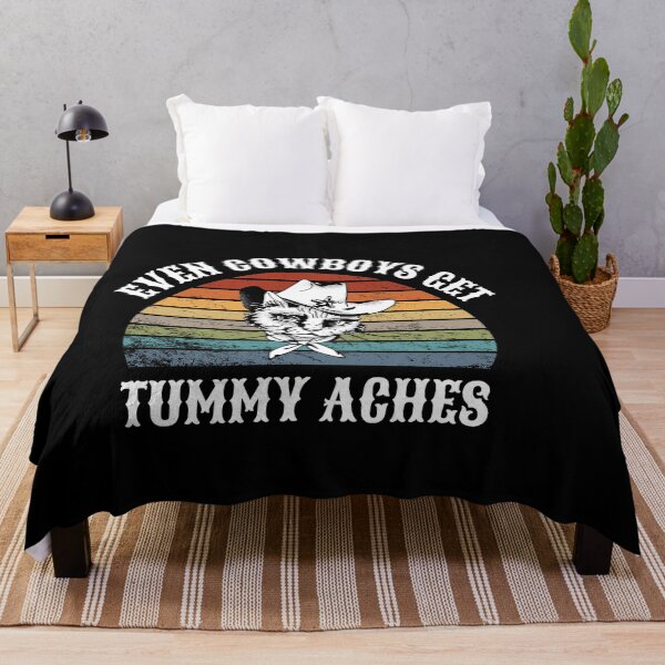 Item preview, Even cowboys get tummy aches designed and sold by Pixelish.