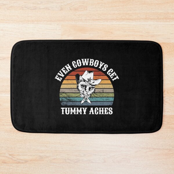 Item preview, Even cowboys get tummy aches designed and sold by Pixelish.