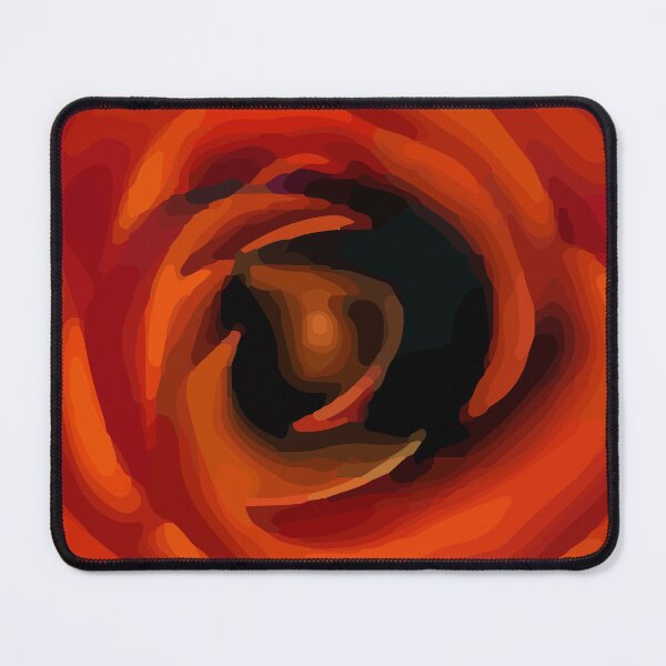 Item preview, Abstract Deep Orange Red Rose designed and sold by Unaiza Khalid.