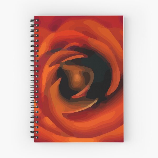 Item preview, Abstract Deep Orange Red Rose designed and sold by Unaiza Khalid.