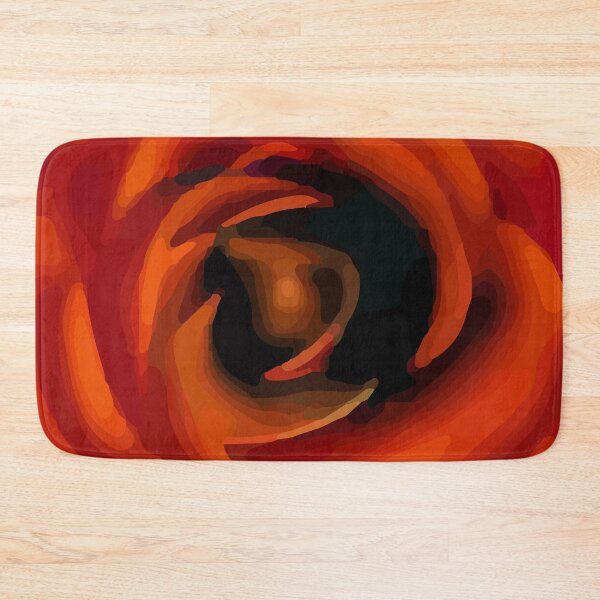 Item preview, Abstract Deep Orange Red Rose designed and sold by Unaiza Khalid.
