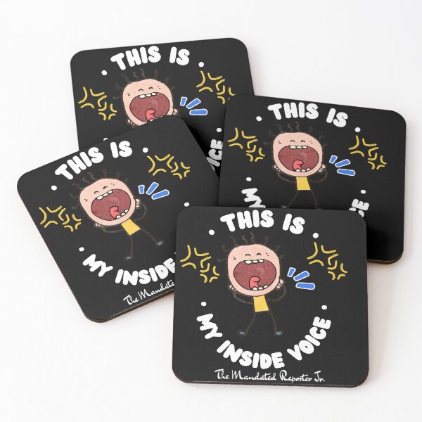 Item preview, This is My Inside Voice - Black designed and sold by TheReporter1.