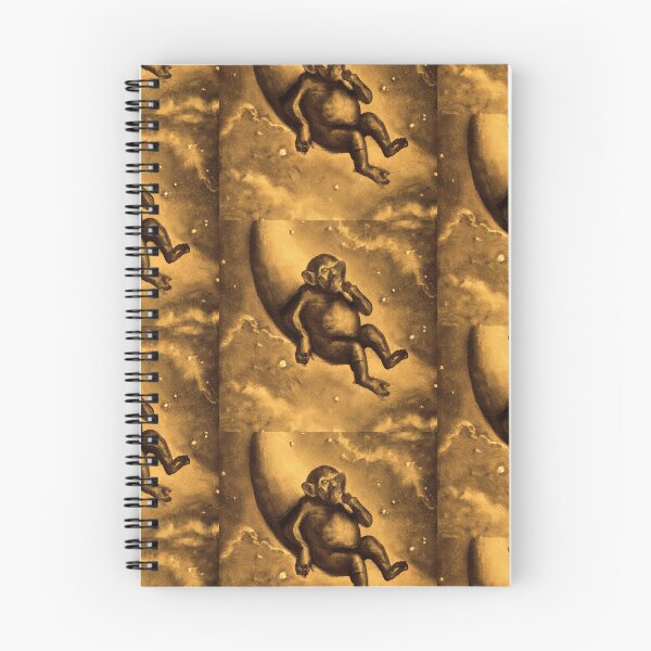 Item preview, Moon Monkey Eating Chocolate designed and sold by OPGWStudio.