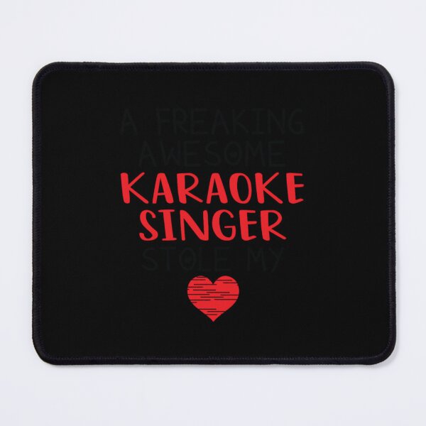 Item preview, Karaoke Singer Valentines Funny Red Heart designed and sold by charitashmoqs.