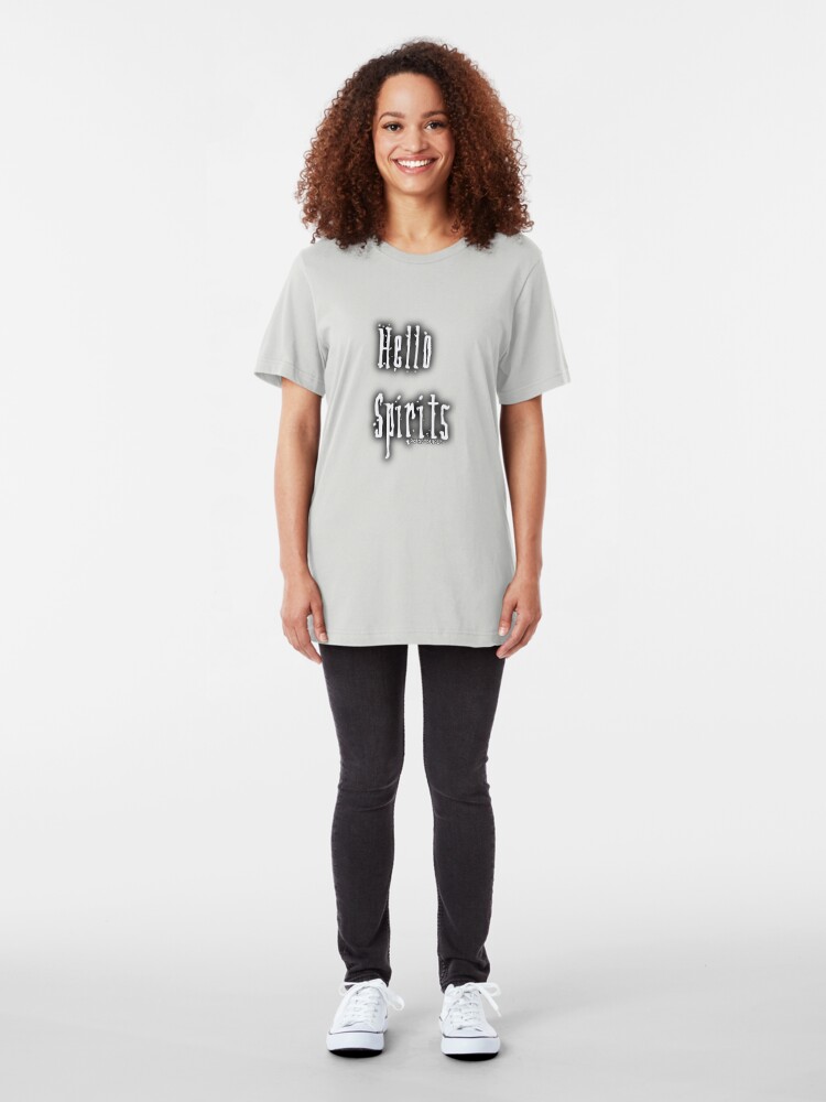 Alternate view of Hello Spirits Slim Fit T-Shirt