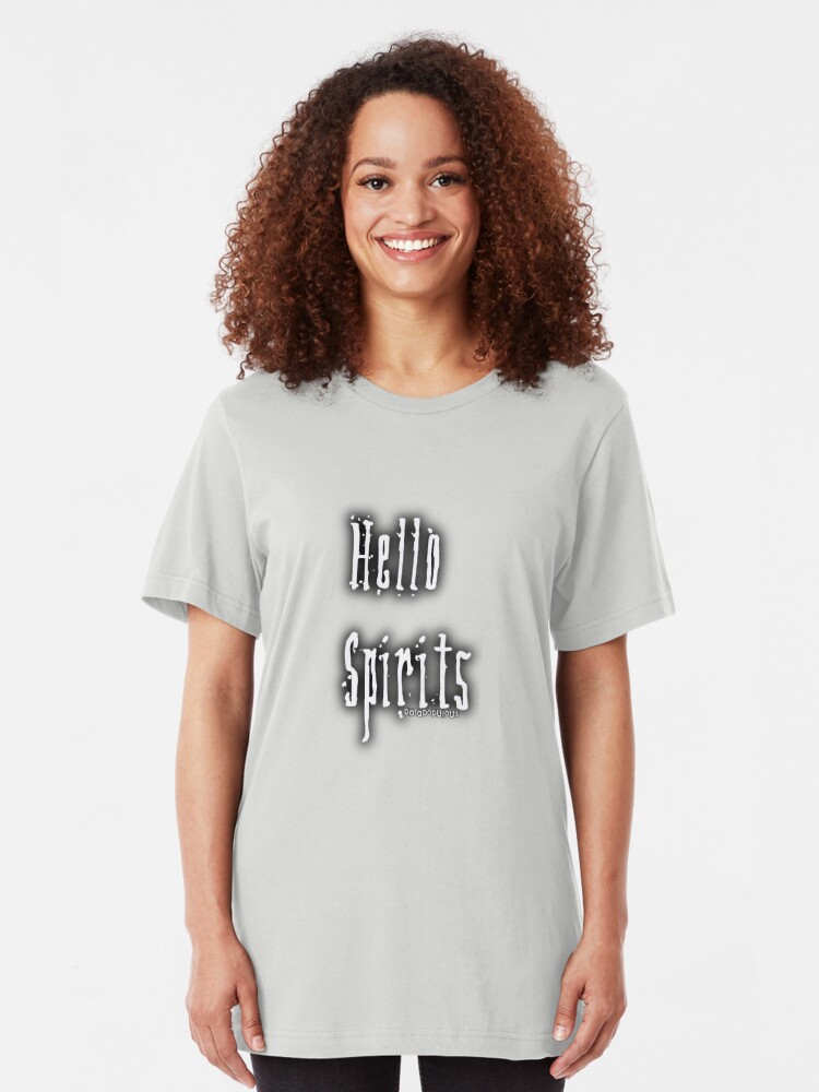 Alternate view of Hello Spirits Slim Fit T-Shirt