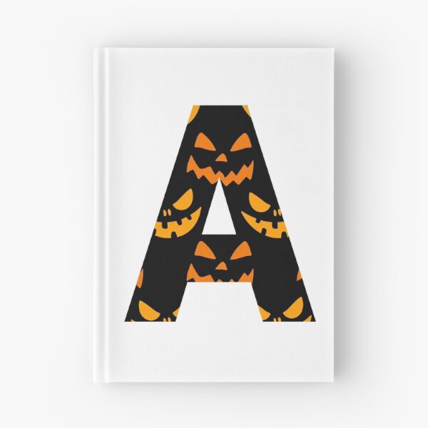 Item preview, Happy Halloween background with smirks and grins Letter A Design designed and sold by WBP Mart.