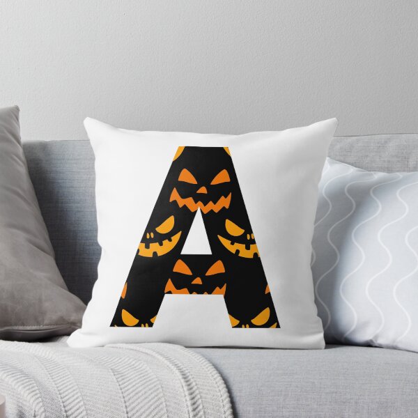 Item preview, Happy Halloween background with smirks and grins Letter A Design designed and sold by WBP Mart.