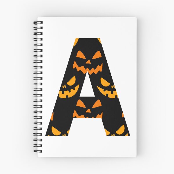 Item preview, Happy Halloween background with smirks and grins Letter A Design designed and sold by WBP Mart.