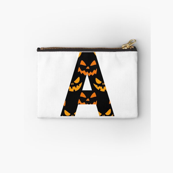 Item preview, Happy Halloween background with smirks and grins Letter A Design designed and sold by WBP Mart.
