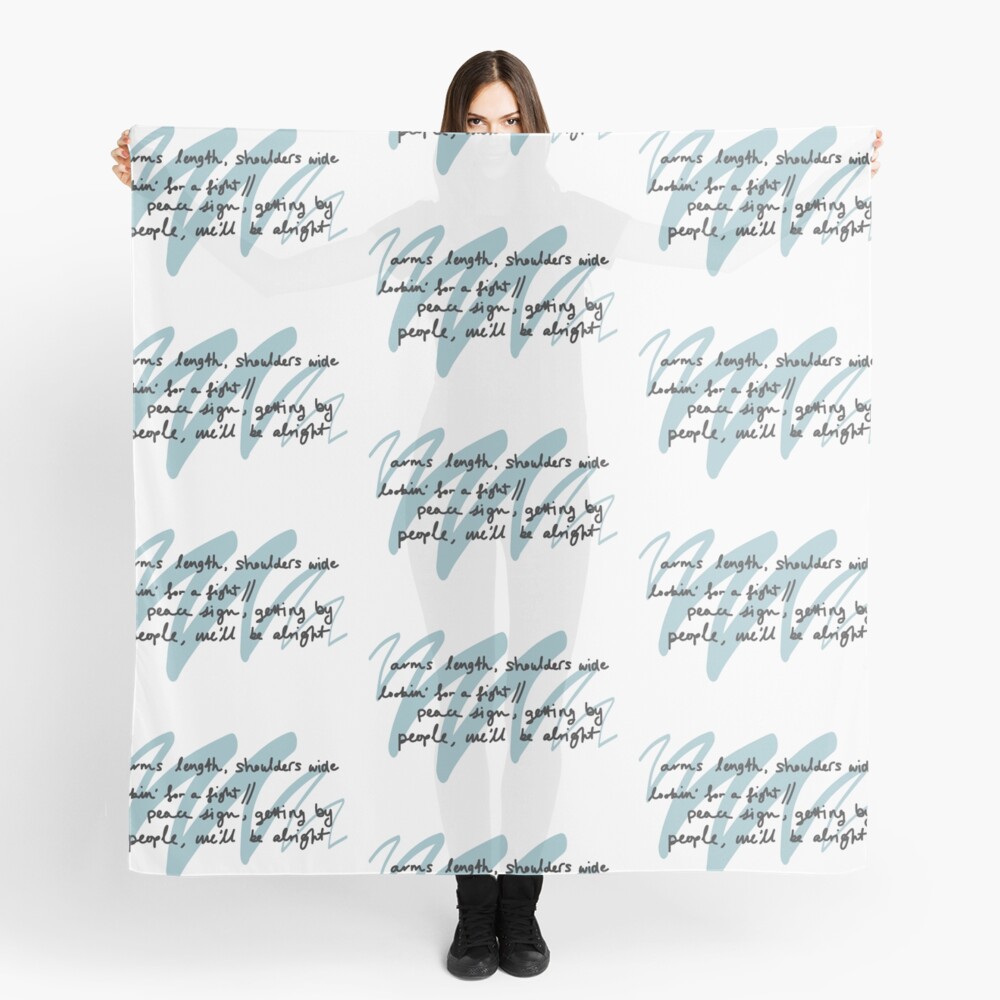 "hippo campus warm glow lyrics" Scarf for Sale by buttercvp Redbubble